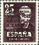 Spain 1951 Visita Del Caudillo A Canarias 25 +10 PTA Brown Edifil 1090